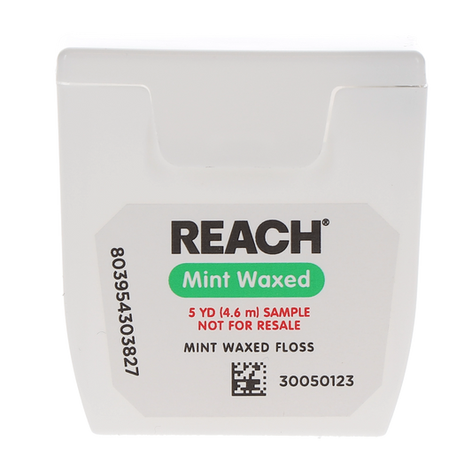 Reach - Dental Floss, Waxed, Mint, Trial Size, 5 yds (1/Pc) (former JJ-9864)