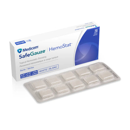 Medicom - SafeGauze HemoStat Topical Hemostatic Dressing 20/Pk