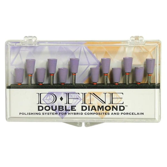 Clinicians Choice - D-Fine Double Diamond Primary Polisher Refill Kit 12/Pk