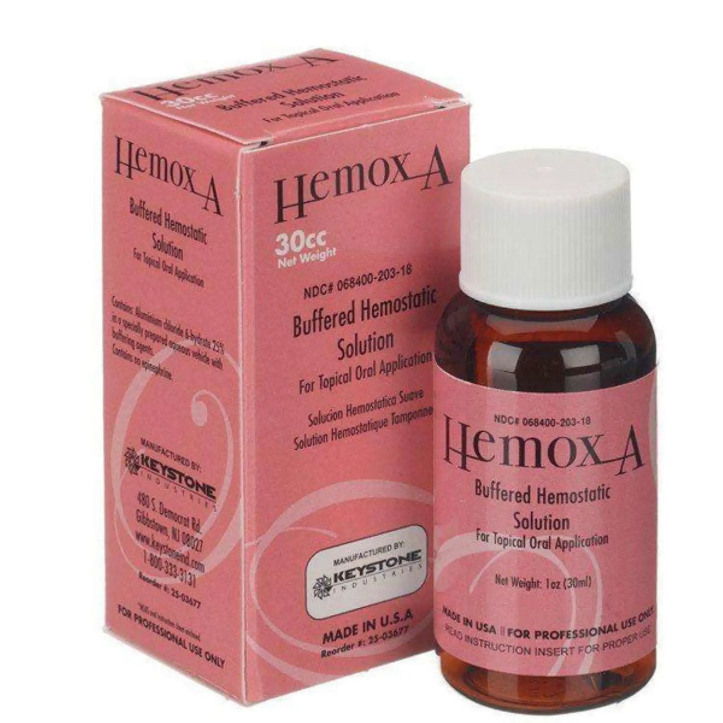 Keystone - Hemox-A Hemostatic Solution 1oz