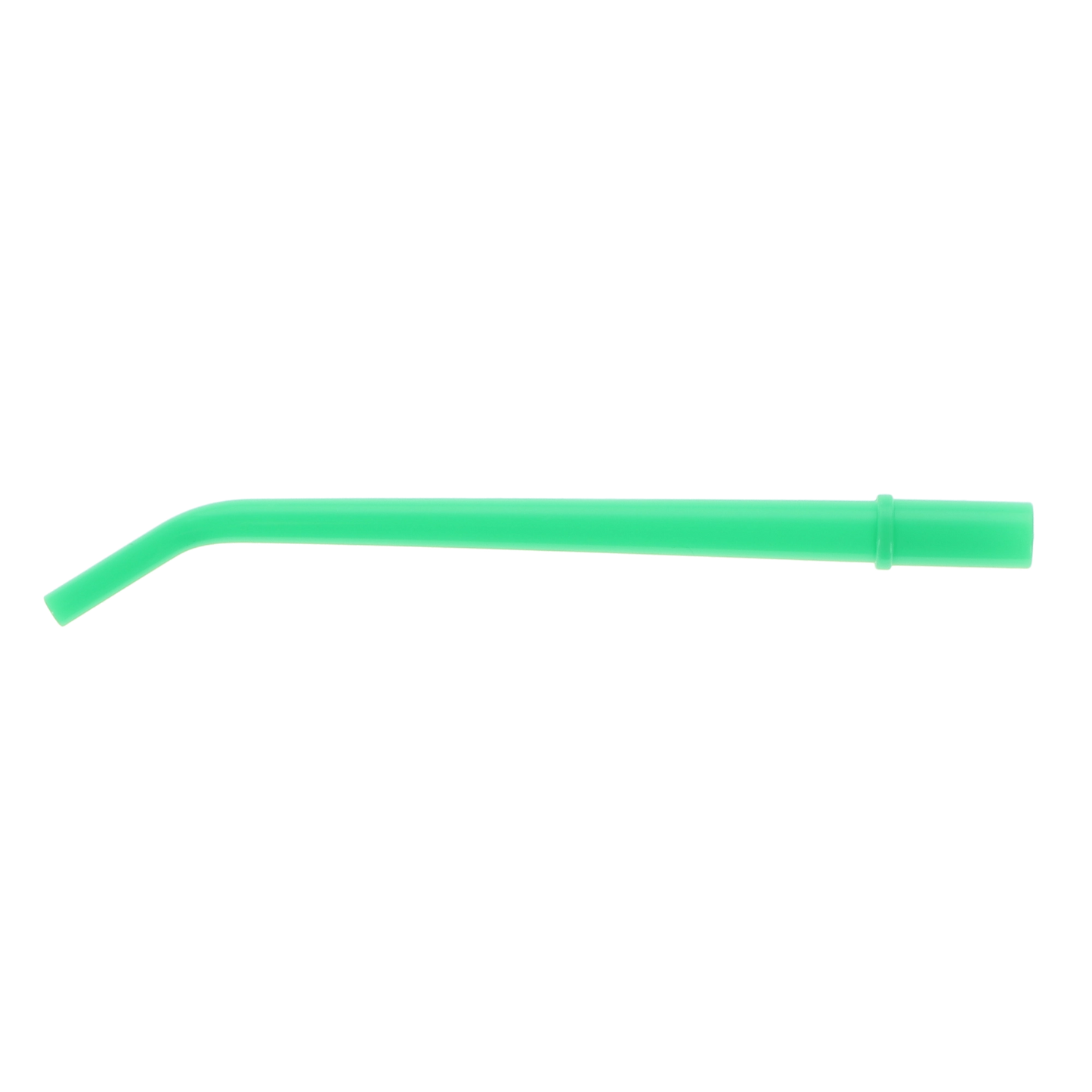 Safe-Dent - 1/4" GREEN Surgical Aspirating Tips, 25/Bag. Molded at 30 degree