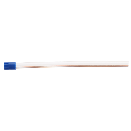 Safe-Dent 6" Saliva Ejectors Plastic Clear w/Blue Tip 1000/Pk. Shape and Stay