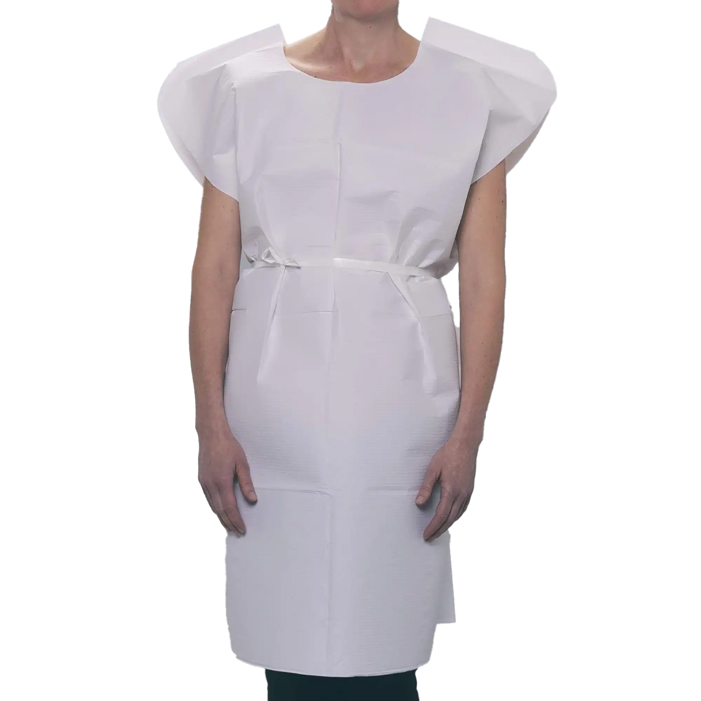 Tidi - Tidi Brand Choice Exam Gowns Tissue Poly Tissue White 50/case