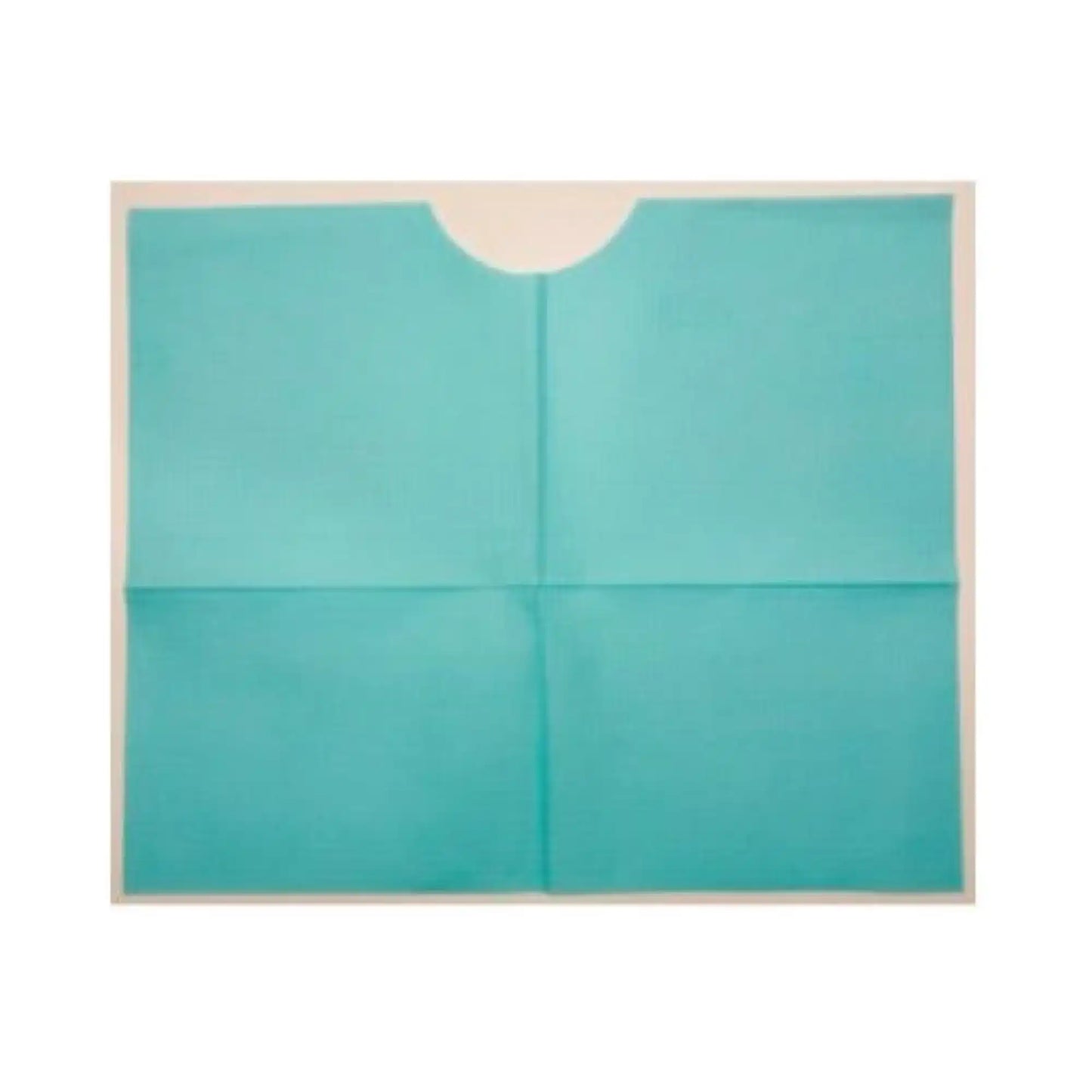 Tidi - Contour Neck Bib 17x18 3 Ply Blue 500/Cs