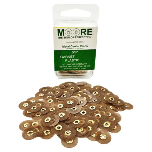 EC Moore - Snap On 5/8 Garnet Medium Plastic 200/Pk