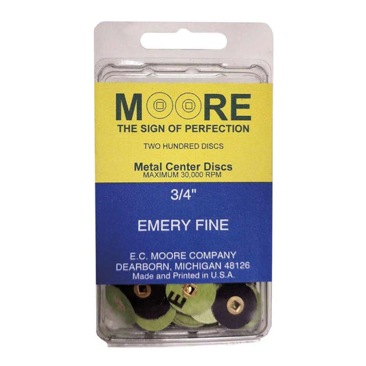 EC Moore - Sanp On 3/4 Emery Fine 200/Pk