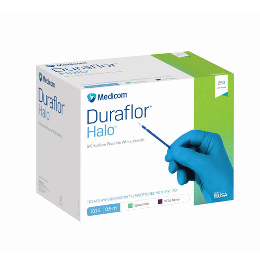 Medicom - Duraflor Halo 5% Sodium Fluoride Varnish 0.5mL x 250 Spearmint