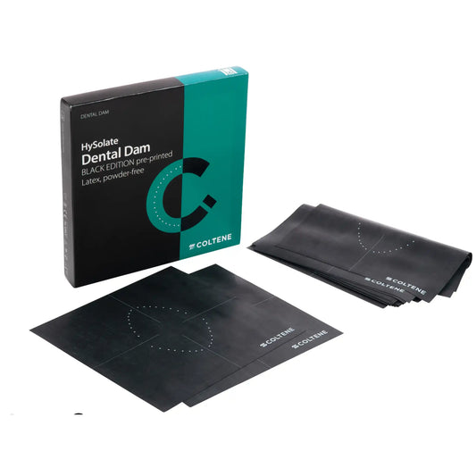 Coltene - HySolate Latex Dental Dam Black printed x-heavy 152x152, 36 pcs - (Replaces H00541)