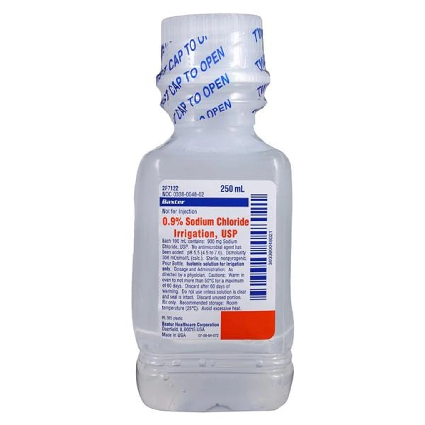 Sodium Chloride Irrigation 0.9% 250mL 1bg