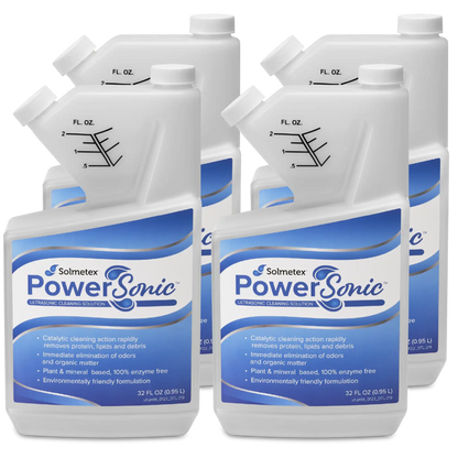 PowerSonic Ultrasonic Cleaning Solution 32oz Bottle x 4/Cs **Discontinued