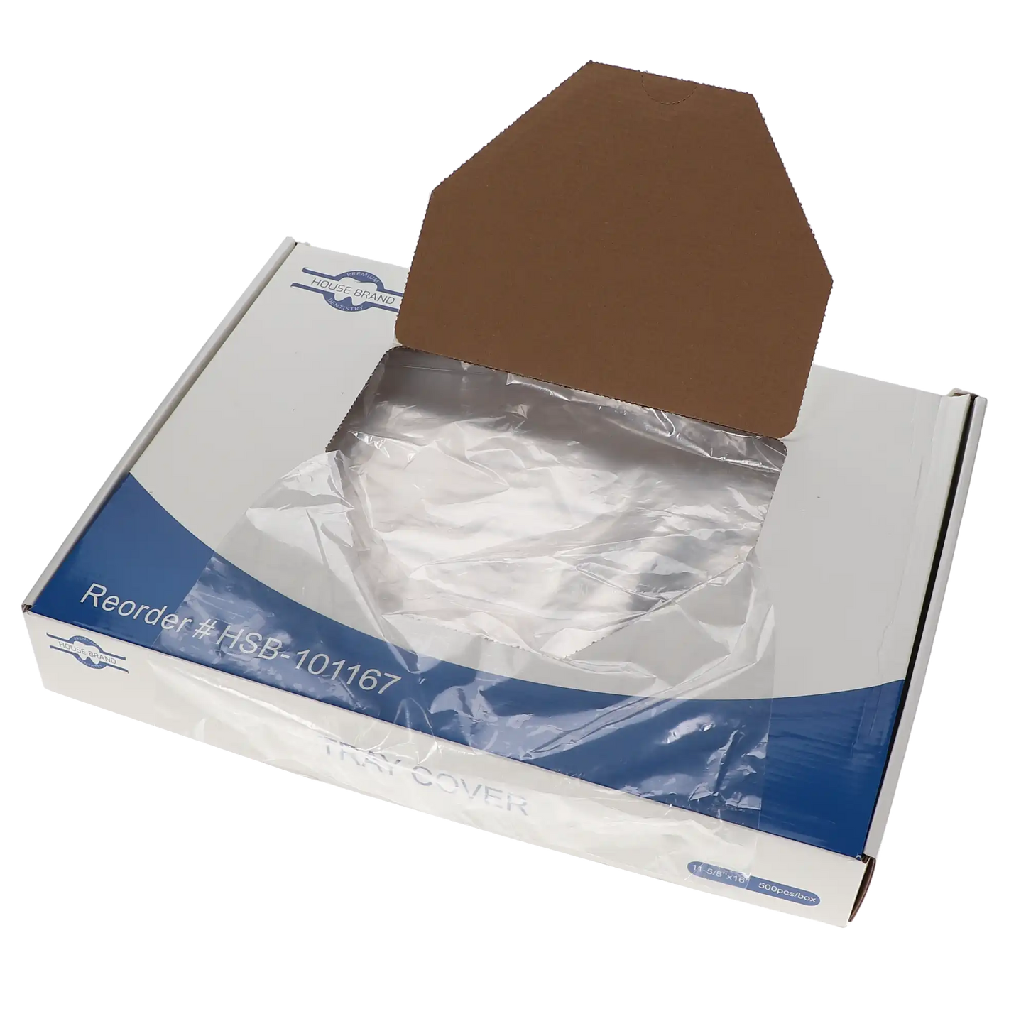 HSB - Tray Cover/Sleeve, Poly - 11.5/8"W x 16"L - 500/Bx