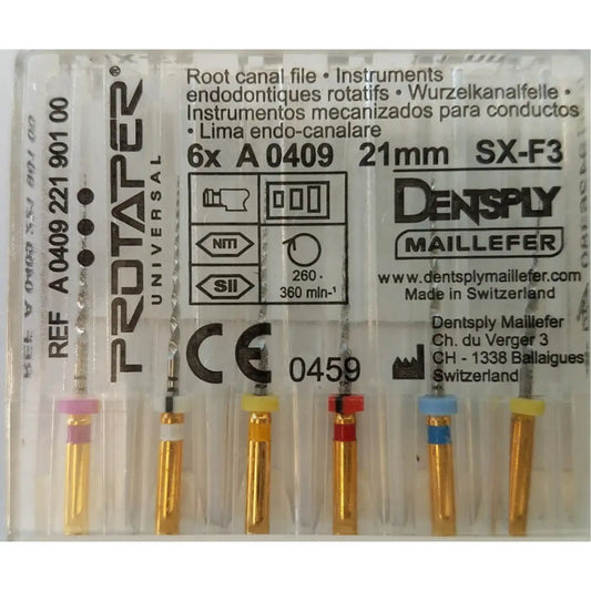 Dentsply - ProTaper?Universal Rotary File 21mm Assorted - (USA code PTURAS21)