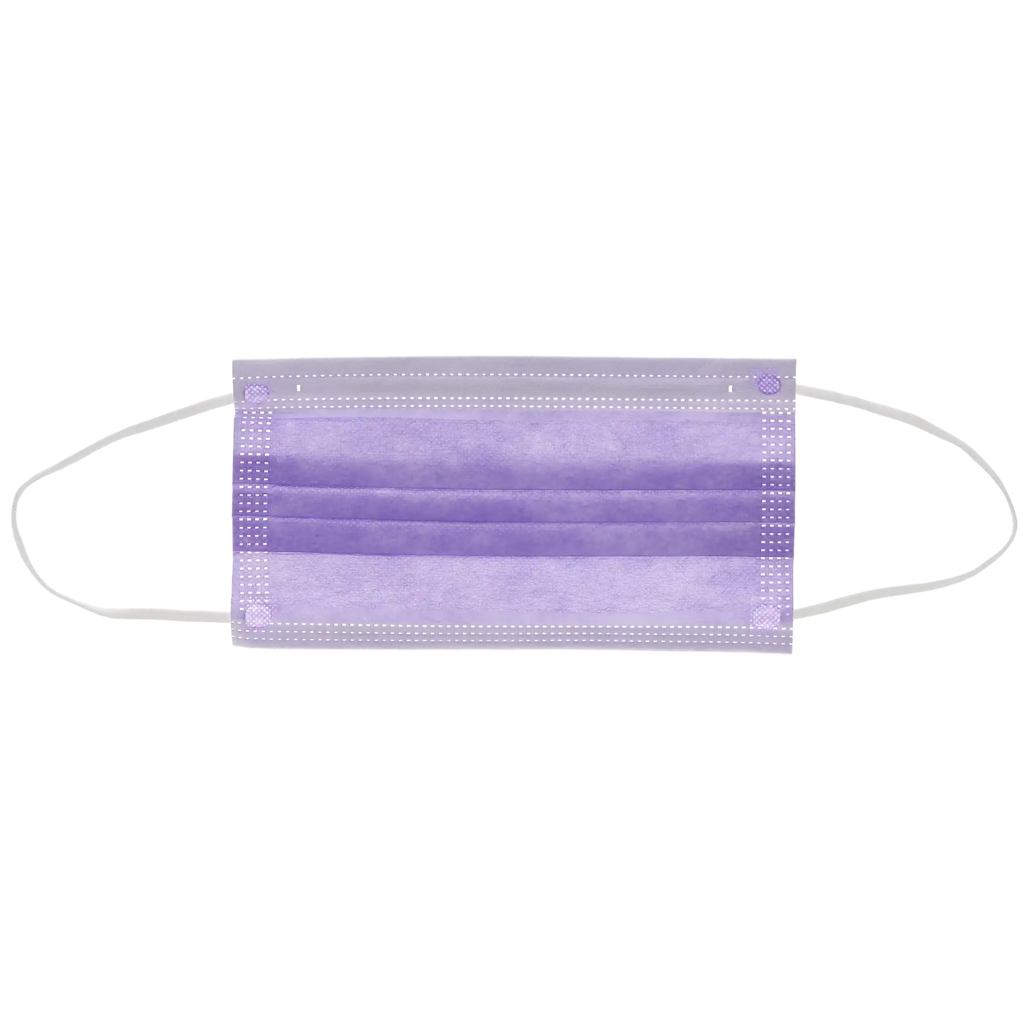 HSB - Earloop 3-PLY Masks 50/Bx ASTM 3 Lavender  BFE=>98, PFE=>98, Synthetic Blood 160 mmHg