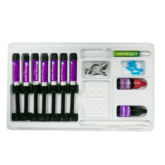 Prime-Dent - Micro-Hybrid Composite 7 Assorted Syringe Kit, VLC