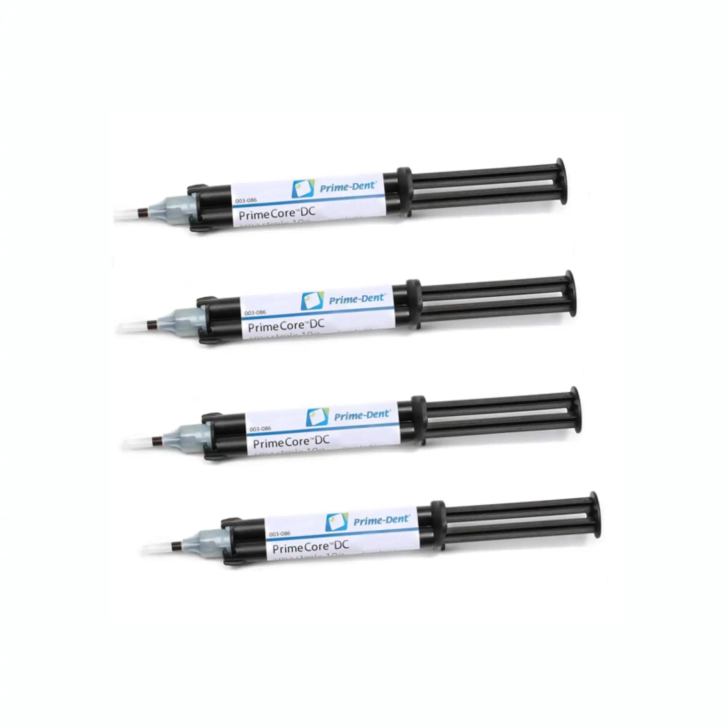 Prime-Dent - Prime Core DC Automix Dual Cure Core Build-Up Material, Shade Blue, Syringe Kit. Includes: