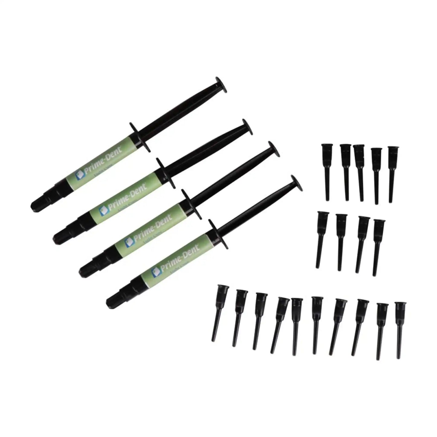 Prime-Dent - Light Cure Block Out Resin Kit, 4 x 3.5g Syringes and 20 Tips.