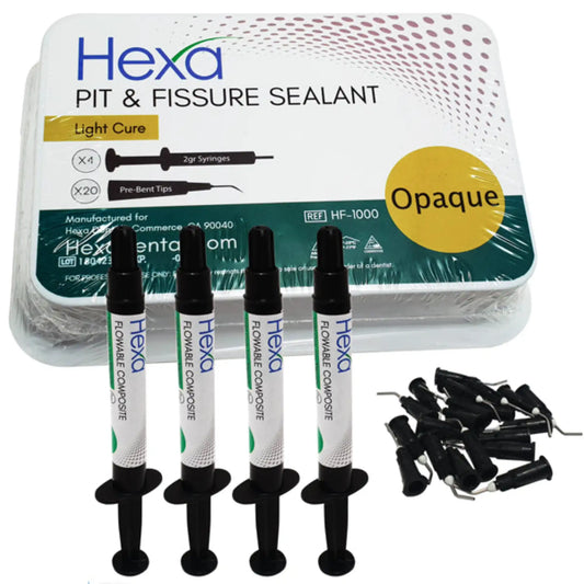Hygedent - Hexa Pit & Fissure (OPAQUE PINK) Sealant Light Cure, HF-1000