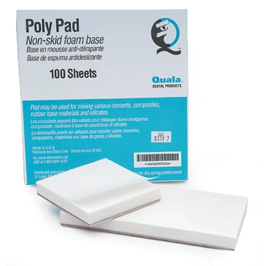 Quala - Mixing Pads, 3" x 3" Poly, 100/pad