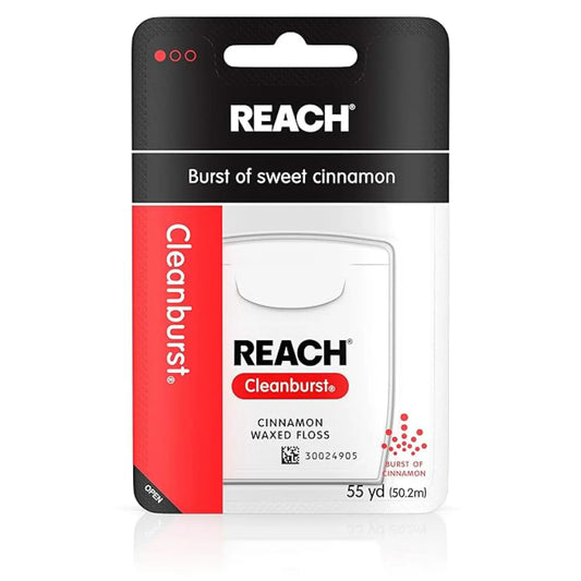 Reach - Dental Floss, Clean Burst Cinnamon, 55 yds (1/Pc)