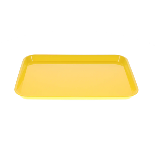 HSB - Set-up Tray Flat Size B (Ritter) - Yellow, Plastic, 13-3/8" X 9-5/8" X 7/8"- (Equiv 300BF-3)
