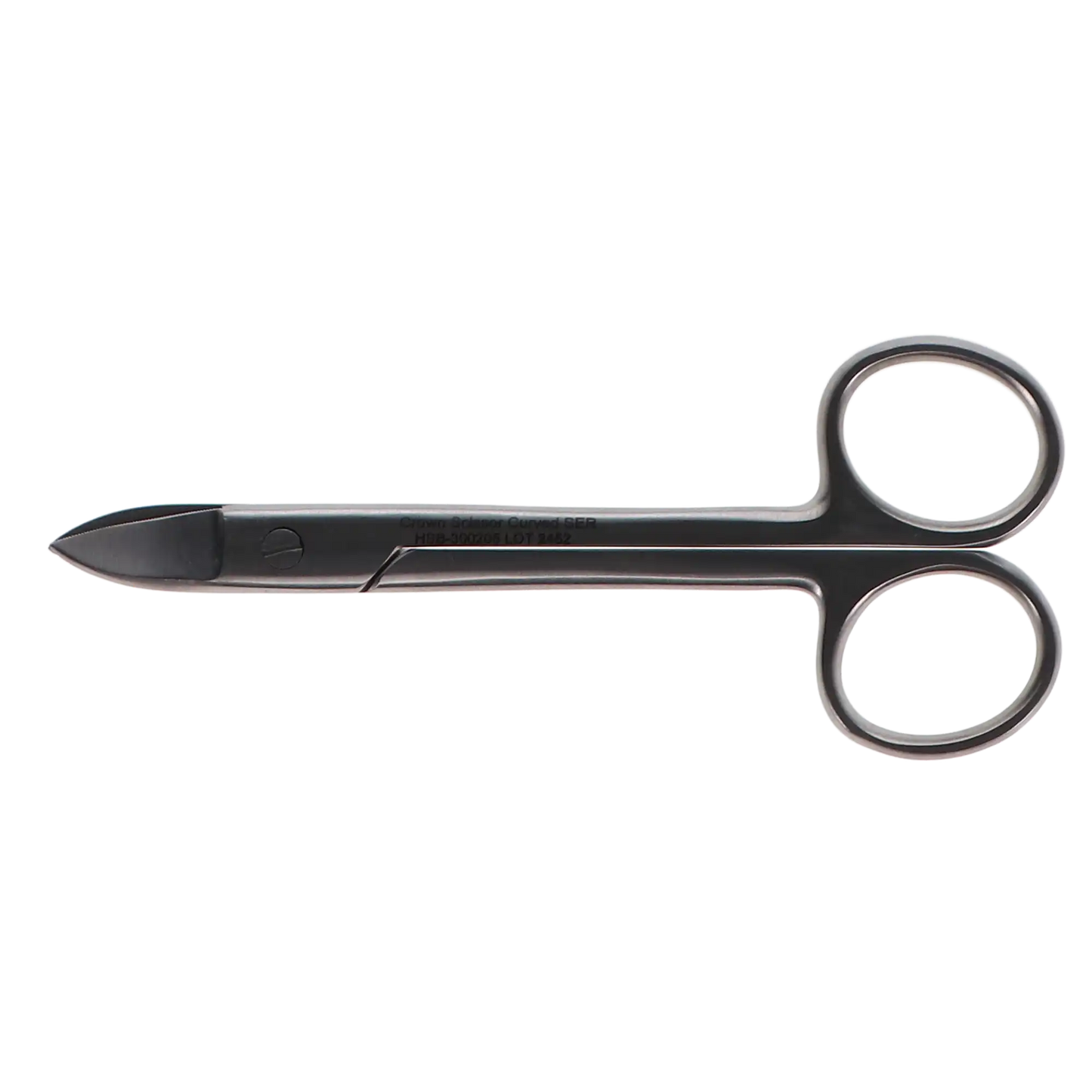 HSB - Crown Scissor 4.5'' Curved Serrated
