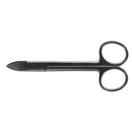 HSB - Crown Scissor 4.5'' Curved Serrated