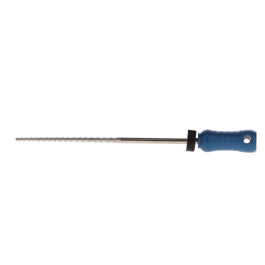 HSB - Hedstrom Files, Stainless Steel, 31 mm, # 60, Blue, 6/Pk