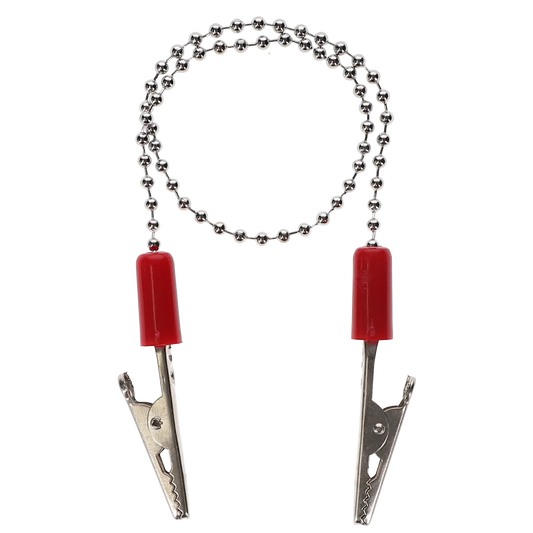 HSB - Bib Clip 3/Pk Chain Red