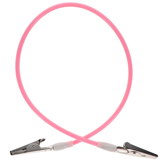 HSB - Bib Clip 3/Pk Plastic Non-Stretch Pink