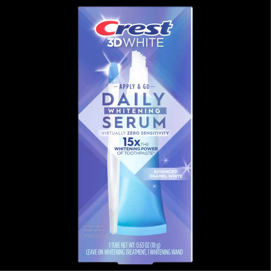 P&G - Daily Whitening Serum Leave-on treatment. Includes 18g tube, Applicator wand. 8/cs