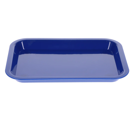 HSB - Set-up Tray Flat Size F - Neon Blue, Plastic, 9-5/8" X 6-5/8" X 7/8" - (Equiv 300FMS-2)