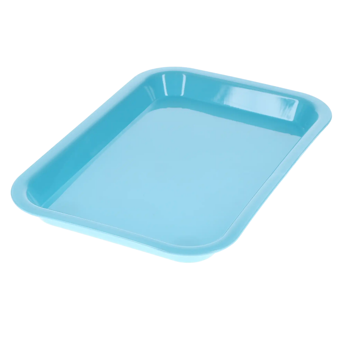 HSB - Set-up Tray Flat Size F - Baby Blue, Plastic, 9-5/8" X 6-5/8" X 7/8" - (Equiv 300FMS-2PS)
