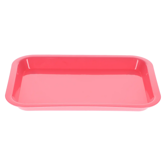HSB - Set-up Tray Flat Size F - Neon Pink, Plastic, 9-5/8" X 6-5/8" X 7/8" - (Equiv 300FMS-6)