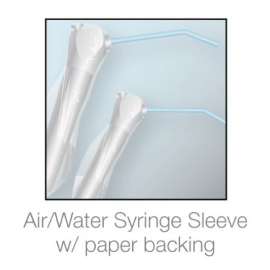Pac-Dent - 2.5" x 10" Clear Air/Water Syringe Sleeve with Pre-Cut Opening 500/Bx
