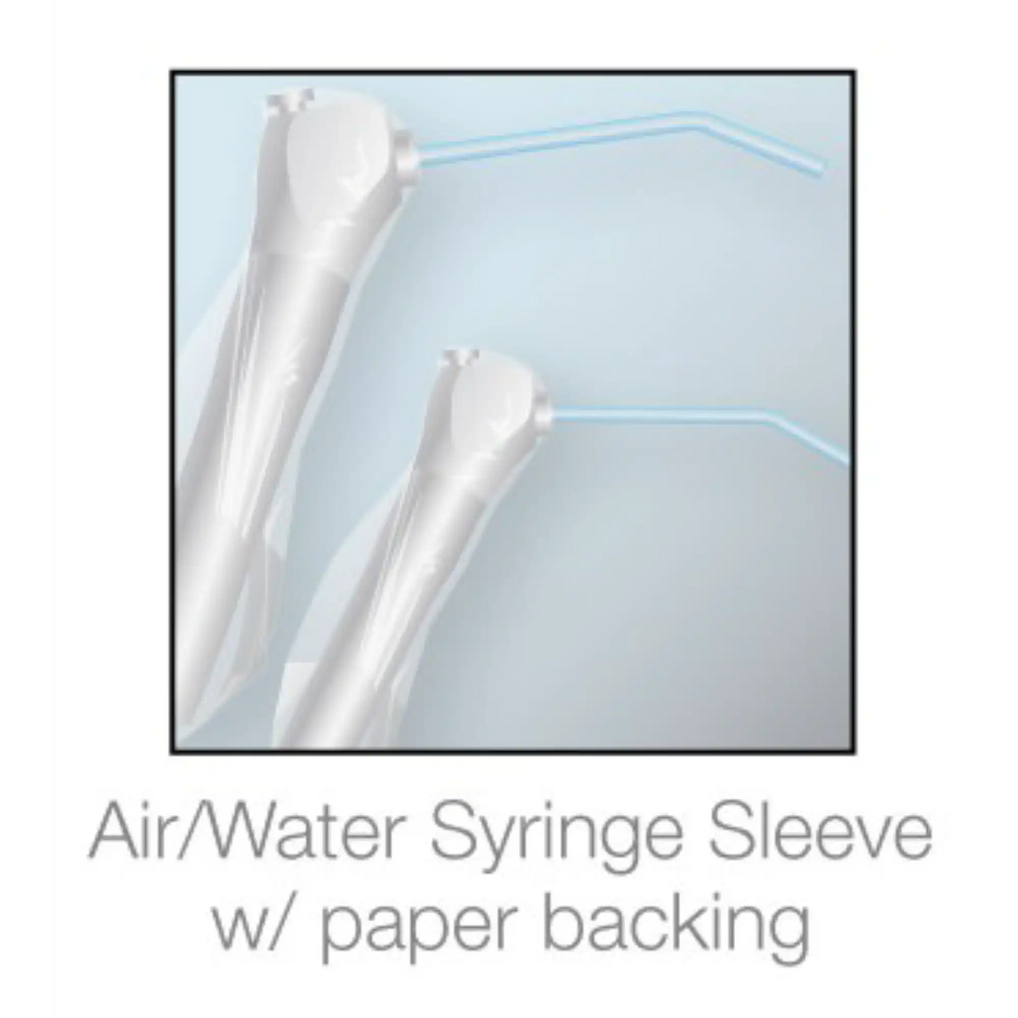 Pac-Dent - 2.5" x 10" Clear Air/Water Syringe Sleeve with Pre-Cut Opening 500/Bx