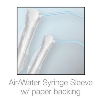 Pac-Dent - 2.5" x 10" Clear Air/Water Syringe Sleeve with Pre-Cut Opening 500/Bx