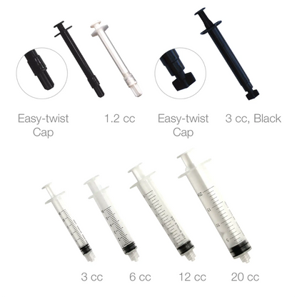 Pac-Dent - Luer-Lock Endo Irrigation Syringes, 12 cc, disposable, Non-Sterile
