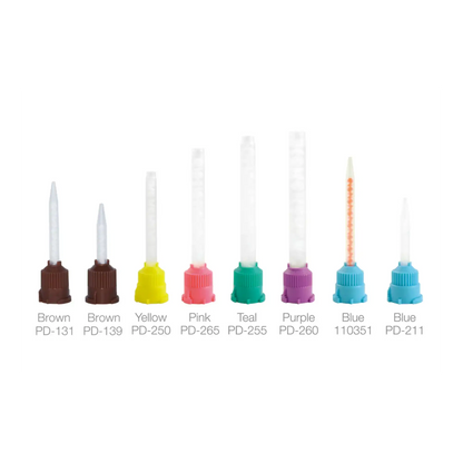 Pac-Dent - C&B Prompt Blue Mixing Tips for Temporary Crown and Bridge Material, Package