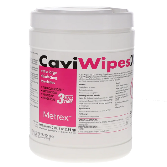 CaviWipes Disinfectant Towelette X-Large 65/Can