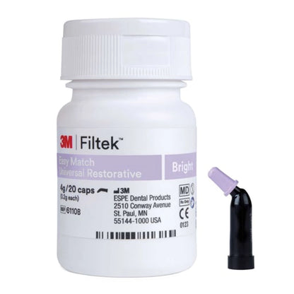 Filtek Easy Match Universal Restorative 0.2g Capsule 20/Pk Bright