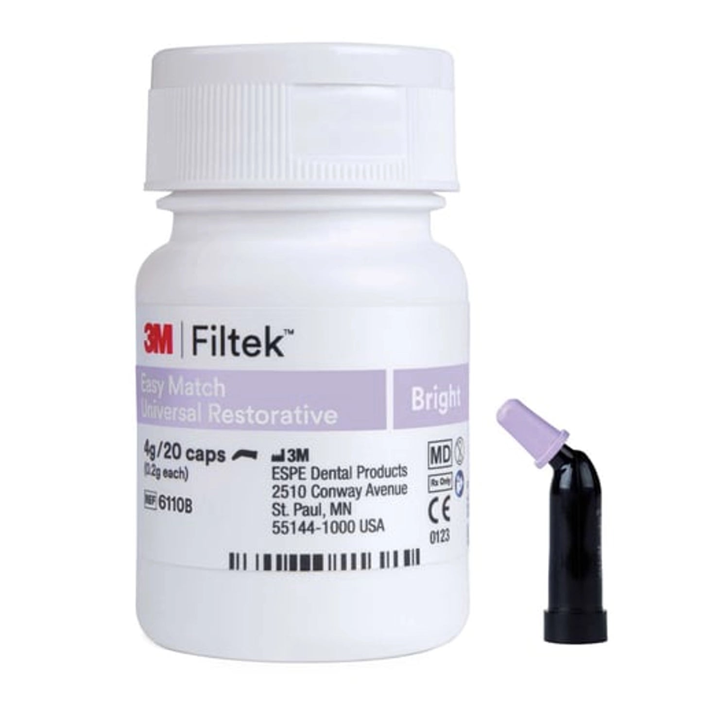 Filtek Easy Match Universal Restorative 0.2g Capsule 20/Pk Bright