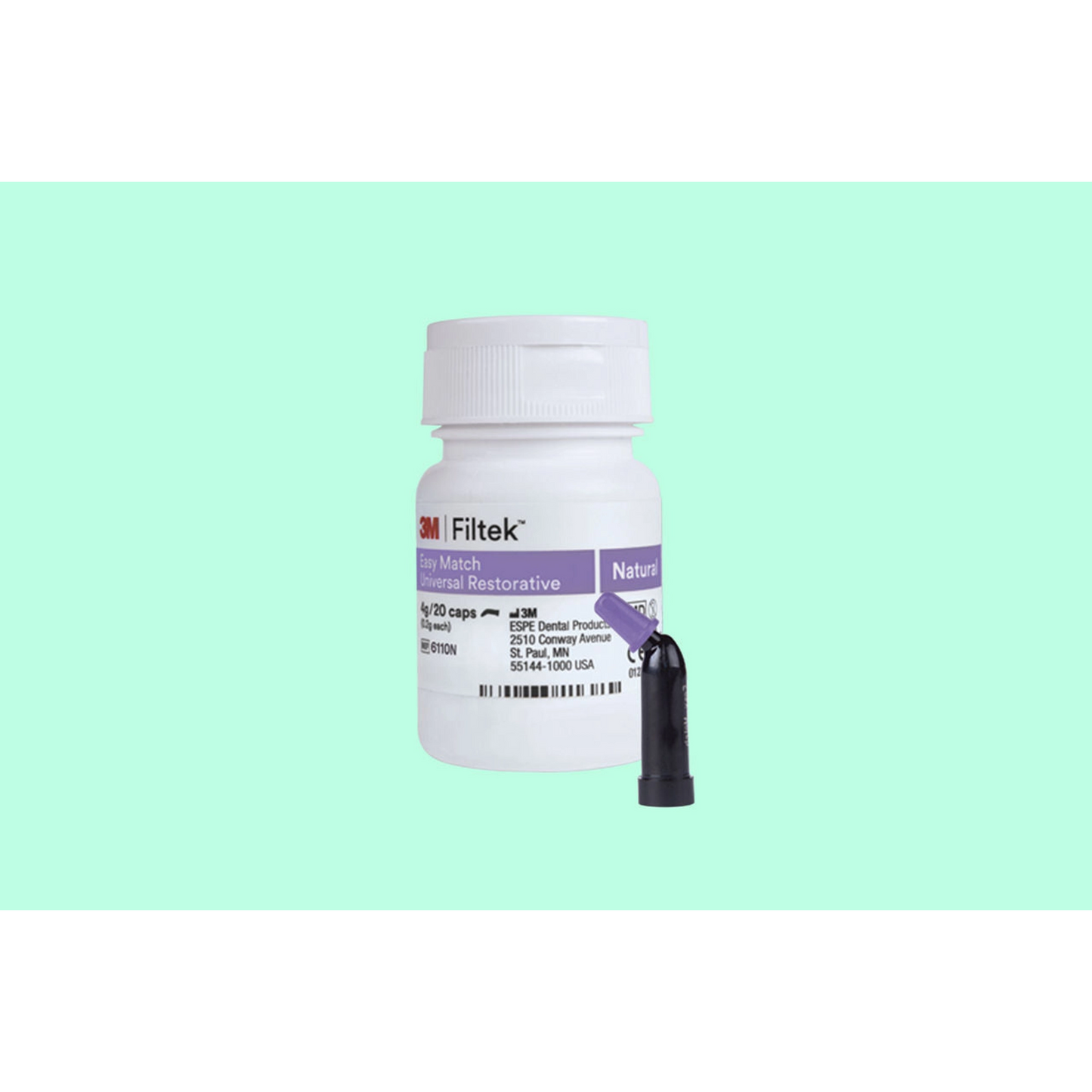 Filtek Easy Match Universal Restorative 0.2g Capsule 20/Pk Natural