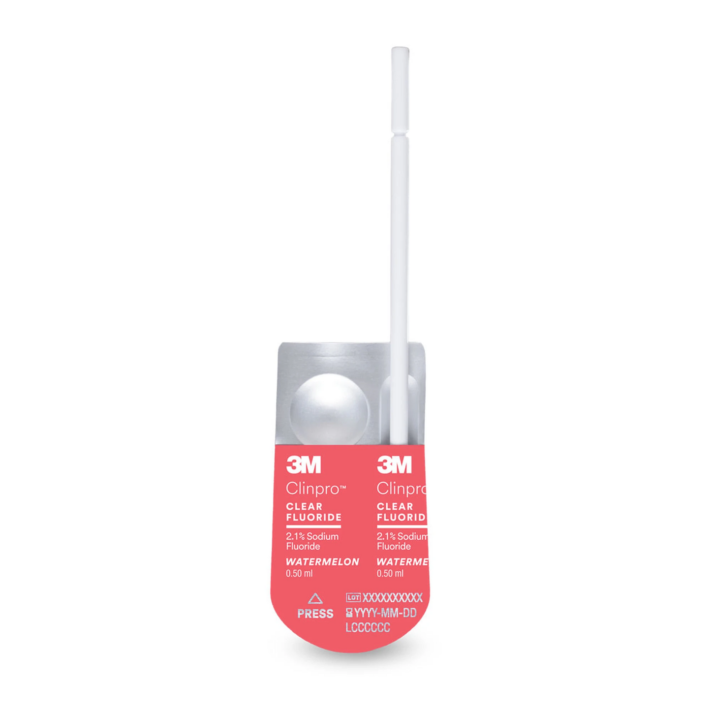 Clinpro Clear Fluoride Treatment 0.5mL 100/Pk Watermelon (7210W)