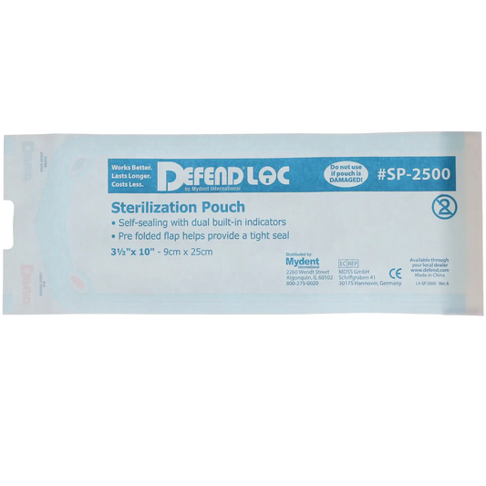 Defend - Sterilization Pouch 200/Box 2.25" X 4"