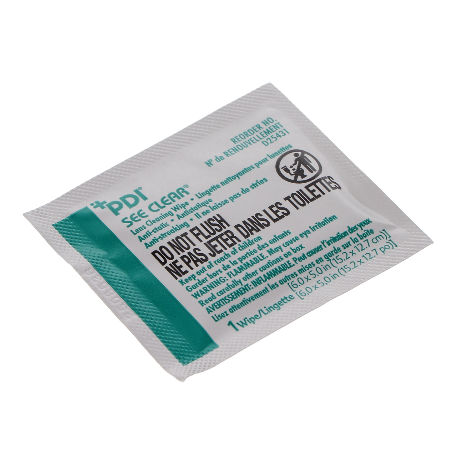 See Clear Eye Glass Cleaning Wipes 120/bx
