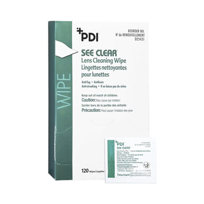 See Clear Eye Glass Cleaning Wipes 120/bx