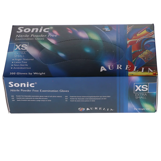 Aurelia Sonic Indigo Nitrile Gloves X-Small 300/Box