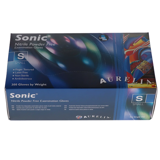 Aurelia Sonic Indigo Nitrile Gloves Small 300/Box