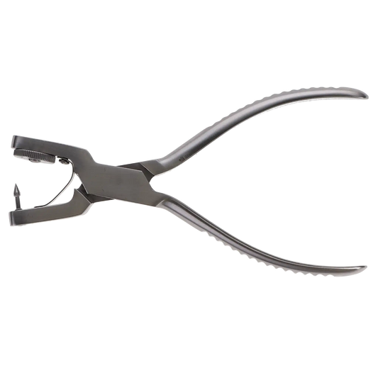 J&J Instruments Rubber Dam Punch Ainsworth, Stainless Steel