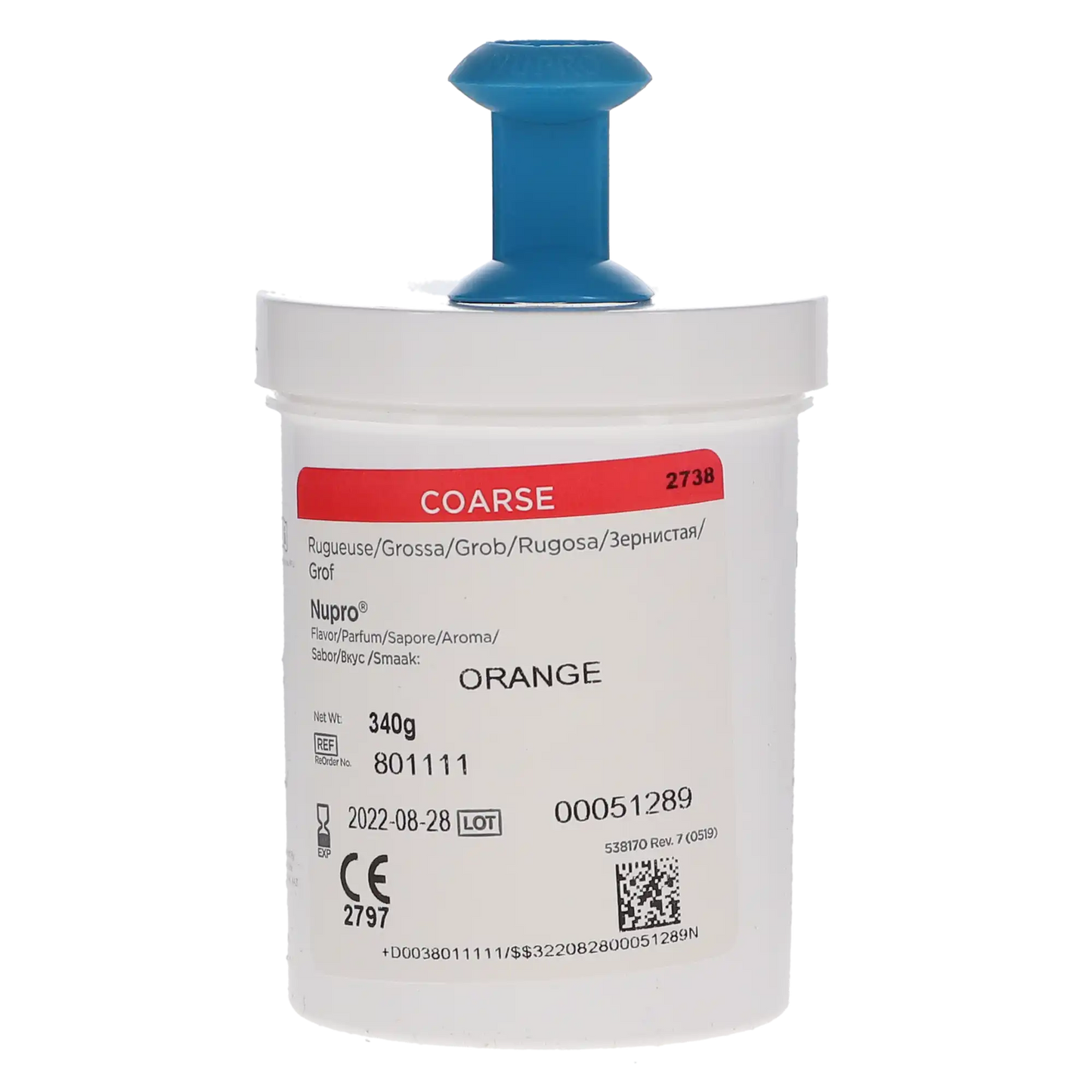Nupro - Jar, Coarse - Orange